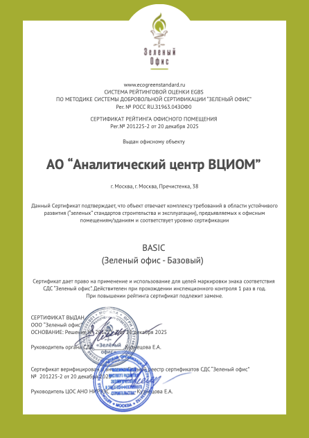 Зеленый офис